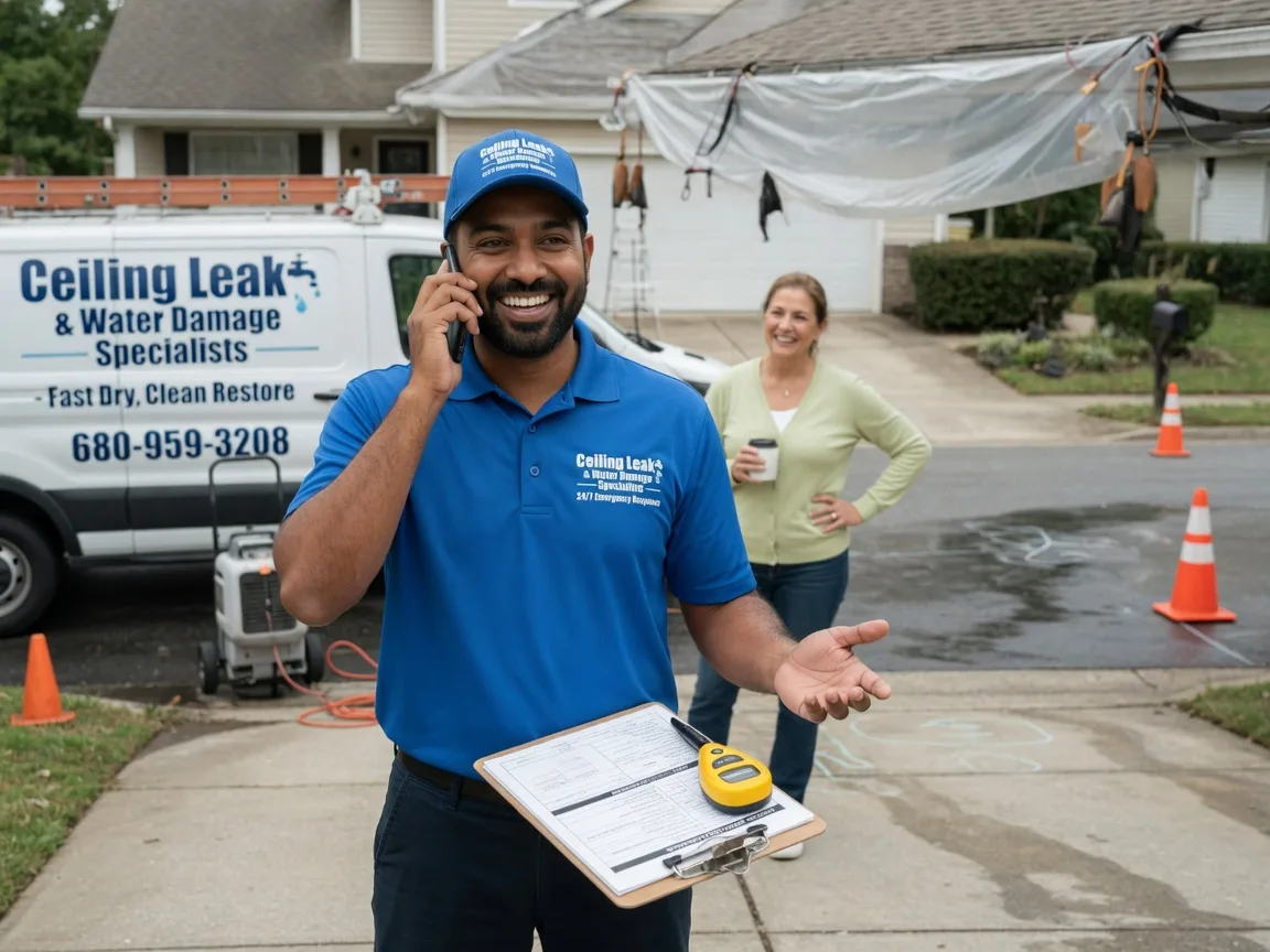 Ceiling Leak Cleanup East Hanover, NJ FAQs